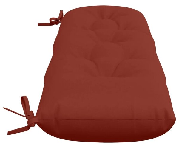 Jastučići za klupe VIANEN 2 kom. 100% poliester Crvena - Crvena 120 x 30 x 12 cm