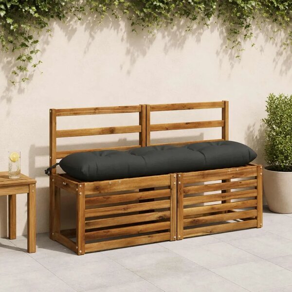 Jastučić za klupu VIANEN 100% poliester Antracit - Antracit 120 x 30 x 12 cm