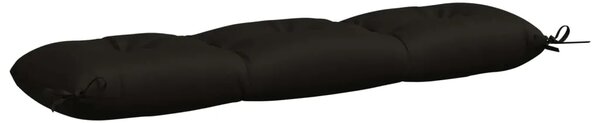 Jastučići za klupe VIANEN 2 kom. 100% poliester Crna - Crna 110 x 30 x 12 cm
