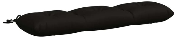 Jastučić za klupu VIANEN 100% poliester Crna 110 x 30 x 12 cm - Crna 110 x 30 x 12 cm