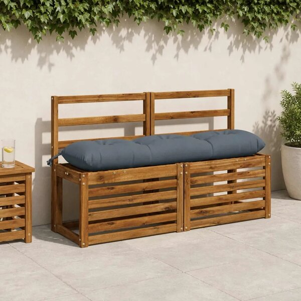 Jastučić za klupu VIANEN 100% poliester Plava 110 x 30 x 12 cm - Plava 110 x 30 x 12 cm