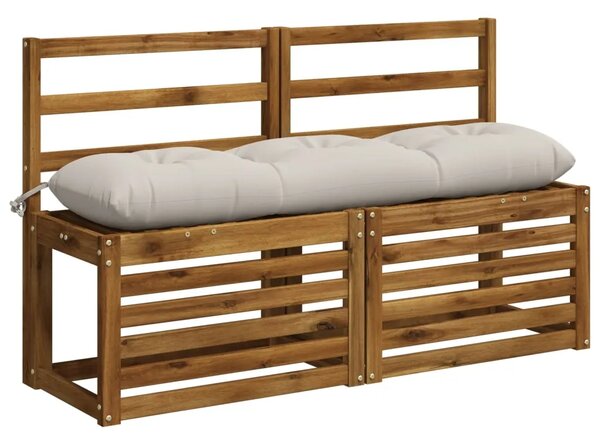 Jastučić za klupu VIANEN 100% poliester Bijela 110 x 30 x 12 cm - Bijela 110 x 30 x 12 cm