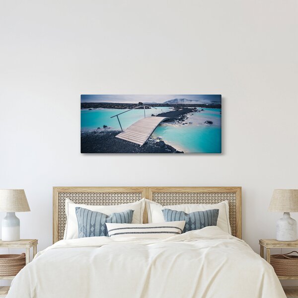 Slika drvenog mosta (120x50 cm)