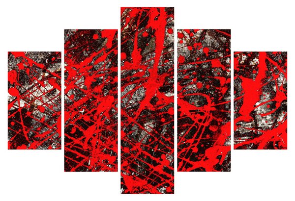 Slika - Ekspresivna apstrakcija (150x105 cm)