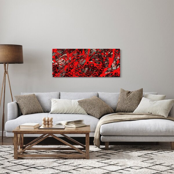 Slika - Ekspresivna apstrakcija (120x50 cm)