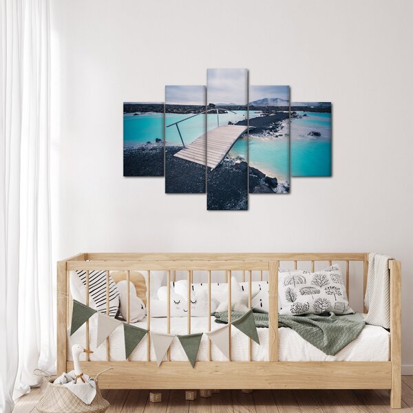 Slika drvenog mosta (150x105 cm)