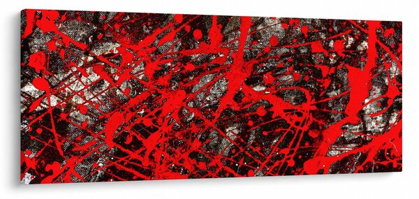 Slika - Ekspresivna apstrakcija (120x50 cm)