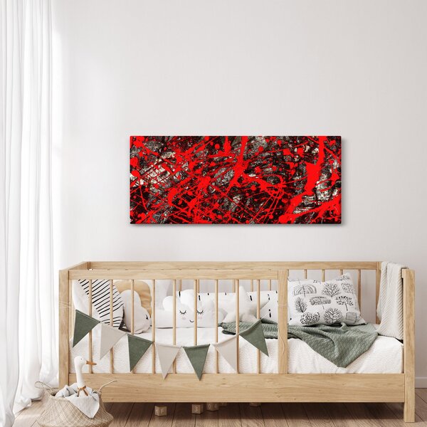 Slika - Ekspresivna apstrakcija (120x50 cm)