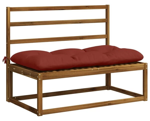 Jastučić za klupu VIANEN 100% poliester Crvena 110 x 60 x 12 cm - Crvena 110 x 60 x 12 cm