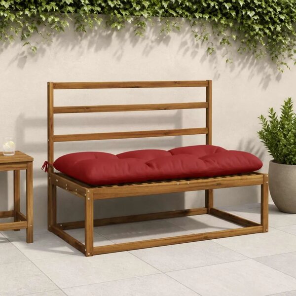 Jastučić za klupu VIANEN 100% poliester Crvena 110 x 60 x 12 cm - Crvena 110 x 60 x 12 cm
