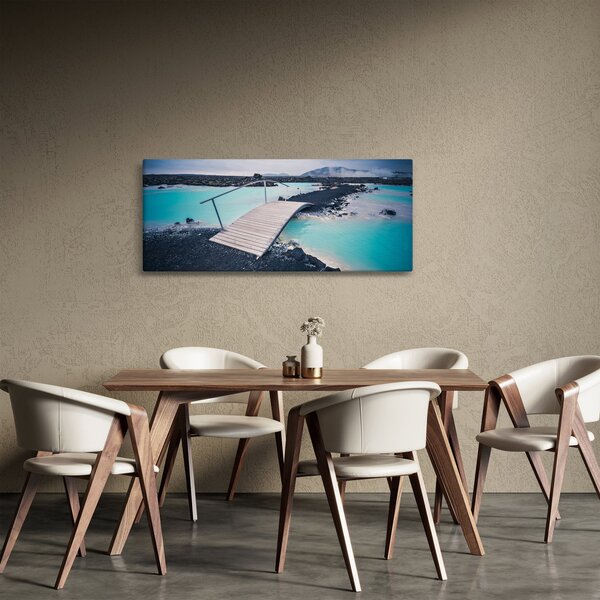 Slika drvenog mosta (120x50 cm)