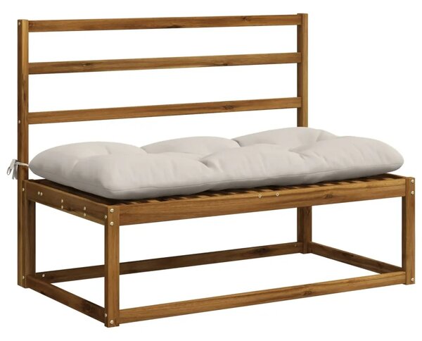 Jastučić za klupu VIANEN 100% poliester Bijela 110 x 60 x 12 cm - Bijela 110 x 60 x 12 cm