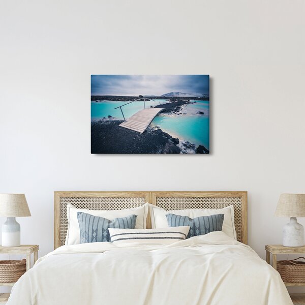 Slika drvenog mosta (90x60 cm)