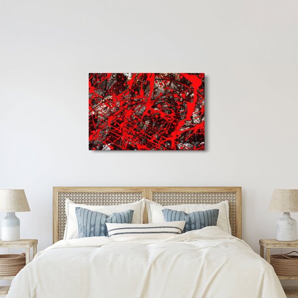Slika - Ekspresivna apstrakcija (90x60 cm)