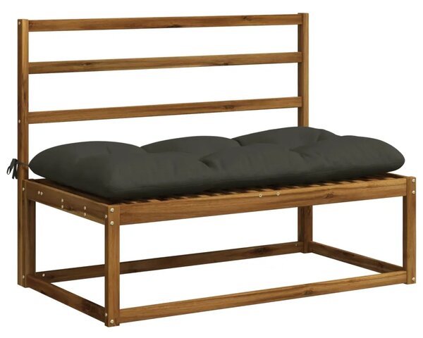 Jastučići za klupe VIANEN 2 kom. 100% poliester Antracit - Antracit 100 x 60 x 12 cm