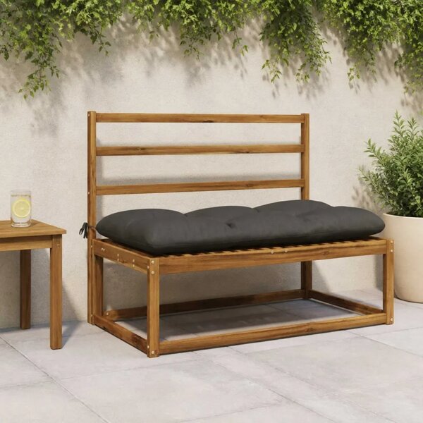 Jastučić za klupu VIANEN 100% poliester Antracit - Antracit 110 x 60 x 12 cm