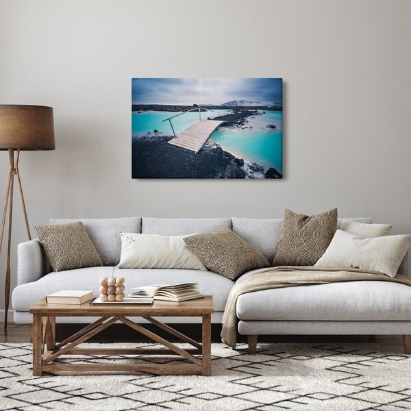 Slika drvenog mosta (90x60 cm)