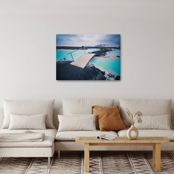 Slika drvenog mosta (70x50 cm)
