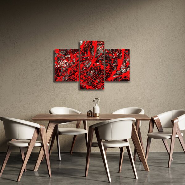 Slika - Ekspresivna apstrakcija (90x60 cm)
