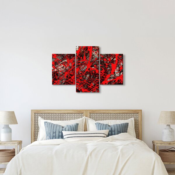 Slika - Ekspresivna apstrakcija (90x60 cm)