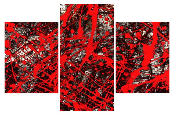 Slika - Ekspresivna apstrakcija (90x60 cm)