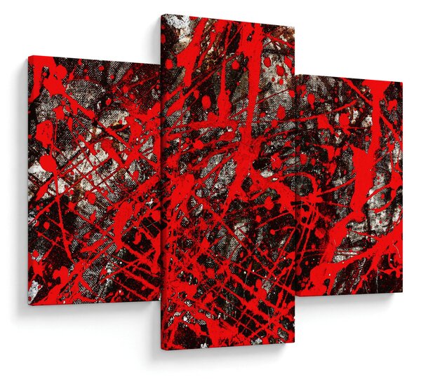 Slika - Ekspresivna apstrakcija (90x60 cm)