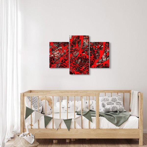 Slika - Ekspresivna apstrakcija (90x60 cm)