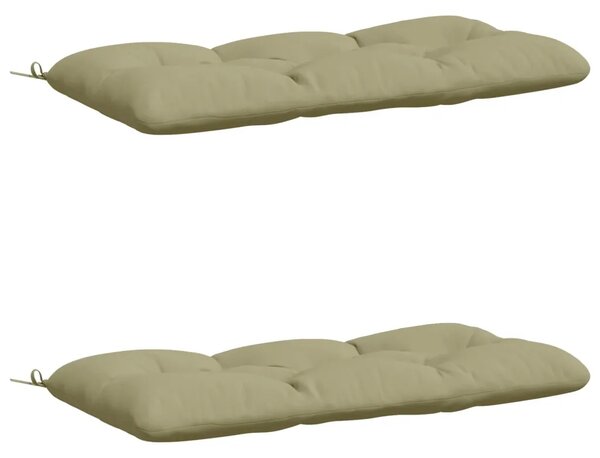Jastučići za klupe VIANEN 2 kom. 100% poliester Svijetlo zelena - Svijetlo zelena 100 x 60 x 12 cm