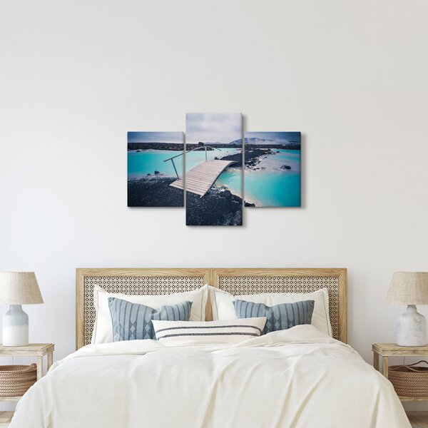Slika drvenog mosta (90x60 cm)