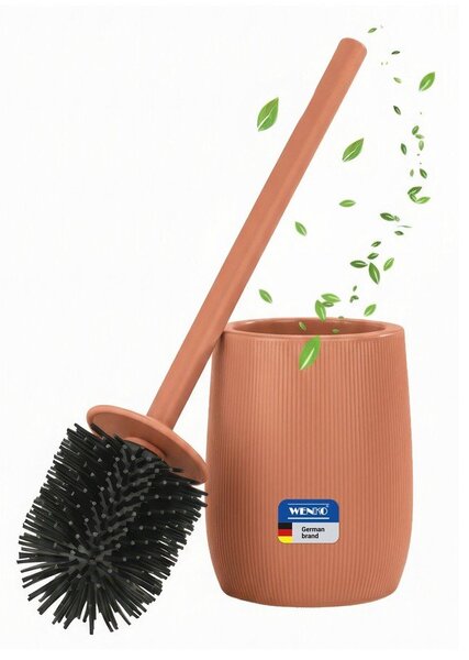 Smeđa keramička WC četka Fablo – Wenko
