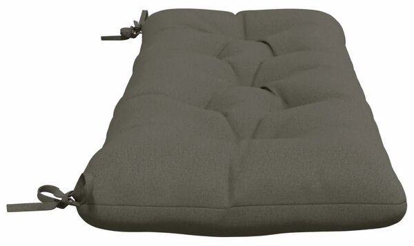Jastučić za klupu VIANEN 100% poliester Siva 110 x 40 x 12 cm - Siva 110 x 40 x 12 cm