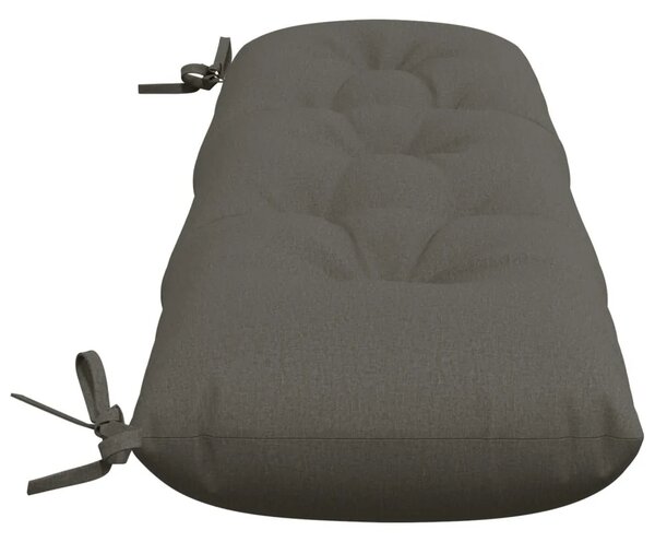 Jastučići za klupe VIANEN 2 kom. 100% poliester Siva - Siva 110 x 30 x 12 cm
