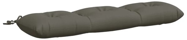 Jastučić za klupu VIANEN 100% poliester Siva 110 x 30 x 12 cm - Siva 110 x 30 x 12 cm