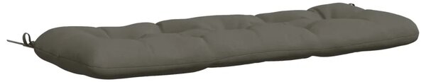 Jastučić za klupu VIANEN 100% poliester Siva 110 x 40 x 12 cm - Siva 110 x 40 x 12 cm