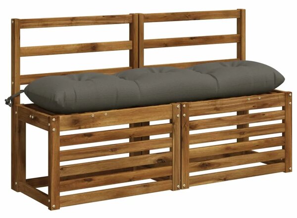 Jastučići za klupe VIANEN 2 kom. 100% poliester Siva - Siva 110 x 30 x 12 cm