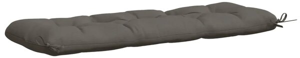 Jastučići za klupe VIANEN 2 kom. 100% poliester Siva - Siva 110 x 40 x 12 cm
