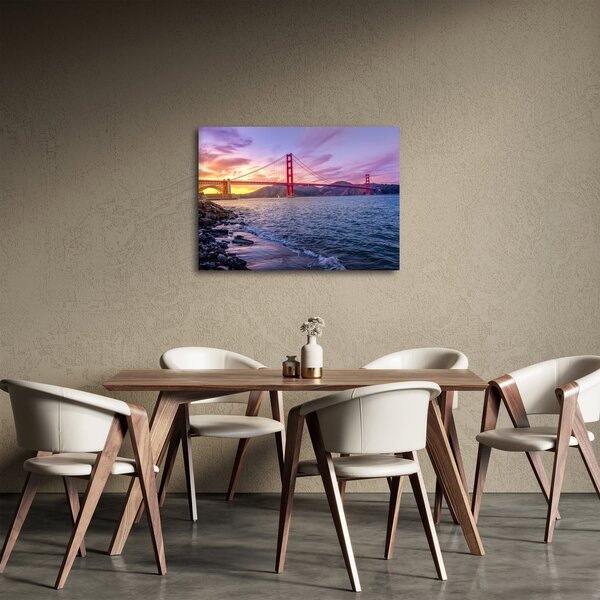 Slika mosta sa zalaskom sunca (70x50 cm)