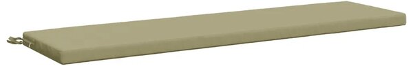 Jastučić za klupu SOEST 100% poliester Svijetlo zelena - Svijetlo zelena 160 x 40 x 5 cm Melange