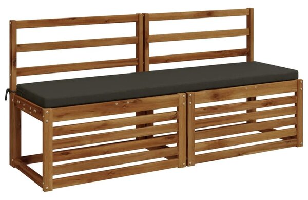 Jastučić za klupu SOEST 100% poliester Antracit 160 x 40 x 5 cm - Antracit 160 x 40 x 5 cm Melange