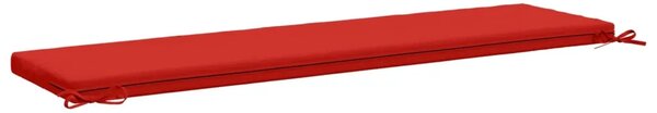 Jastučić za klupu SOEST 100% poliester Crvena 160 x 40 x 5 cm - Crvena 160 x 40 x 5 cm Poliester