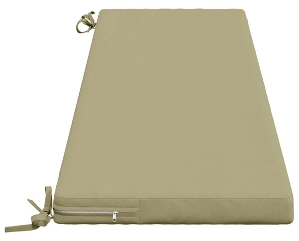 Jastučić za klupu SOEST 100% poliester Svijetlo zelena - Svijetlo zelena 160 x 40 x 5 cm Melange