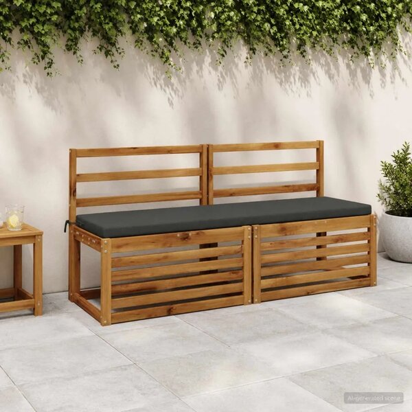 Jastučić za klupu SOEST 100% poliester Antracit 160 x 40 x 5 cm - Antracit 160 x 40 x 5 cm Melange