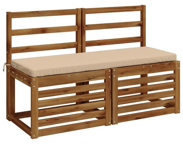 Jastučić za klupu SOEST 100% poliester Krem 100 x 40 x 5 cm - Krem 100 x 40 x 5 cm Melange