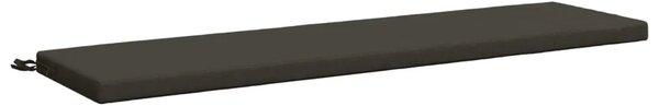 Jastučić za klupu SOEST 100% poliester Antracit 160 x 40 x 5 cm - Antracit 160 x 40 x 5 cm Melange
