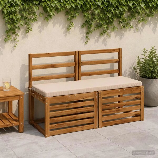 Jastučić za klupu SOEST 100% poliester Krem 100 x 40 x 5 cm - Krem 100 x 40 x 5 cm Melange