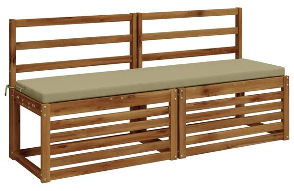 Jastučić za klupu SOEST 100% poliester Svijetlo zelena - Svijetlo zelena 160 x 40 x 5 cm Melange