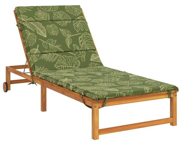 Jastučić za ležaljku GEMERT 100% poliester Dizajn lista - Dezen s listom 200 x 70 x 3 cm Poliester