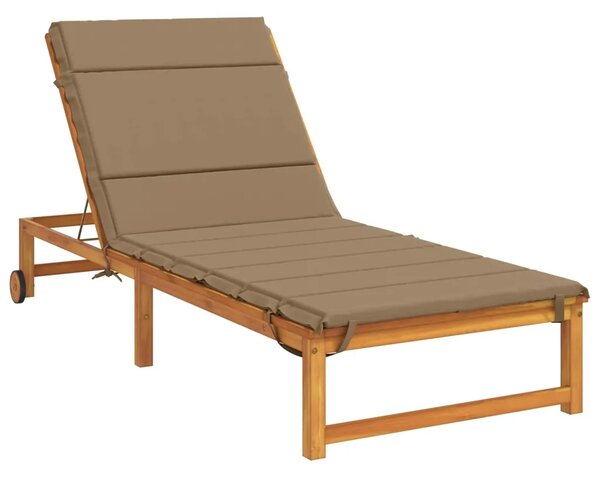 Jastučić za ležaljku GEMERT 100% poliester Sivosmeđa - Sivosmeđa 200 x 70 x 3 cm Poliester
