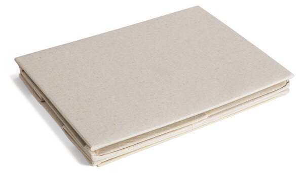 Bež tekstilna kutija za pohranu s poklopcem 36x46x25 cm Soft Storage Large – Bigso