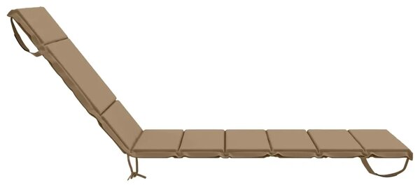 Jastučić za ležaljku GEMERT 100% poliester Sivosmeđa - Sivosmeđa 200 x 70 x 3 cm Poliester